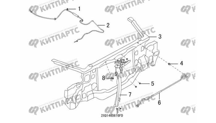 Рамка радиатора (морда) Great Wall Hover H3 New